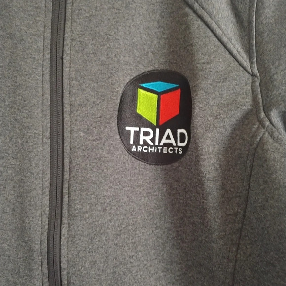 The North Face Windwall womens jacket Large Gray full zip - Picture 3 of 10